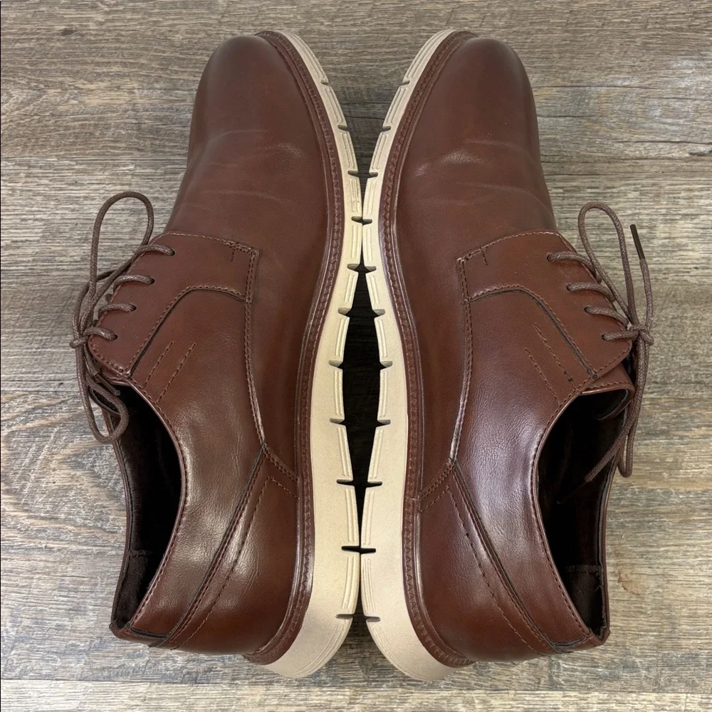 👞 Marco Vitale Collezione Men’s Brown Leather Dress Shoes – Size 12